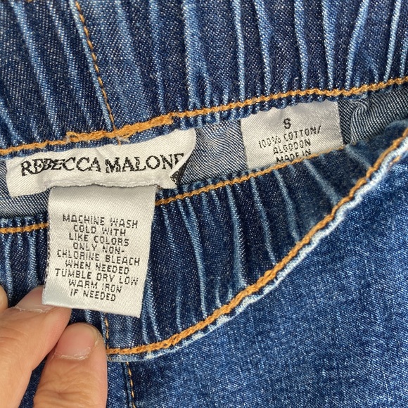 Rebecca Malone Capri Jean denim pants - Picture 6 of 6